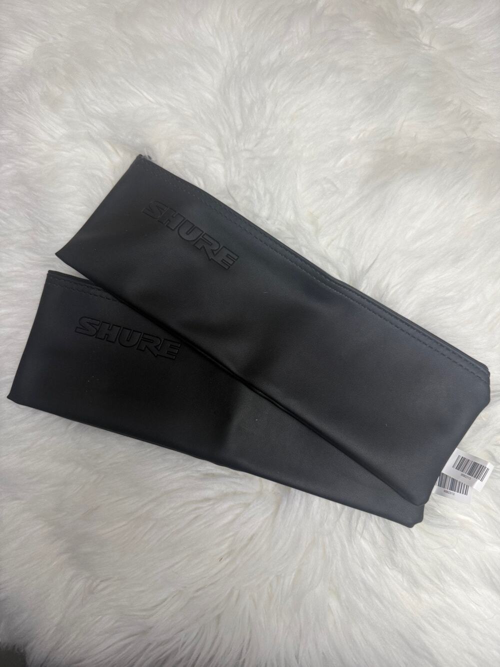 Shure Wireless Handheld Microphone Zippered Case Bag Pouch 13"x4" Long Flaw BENT